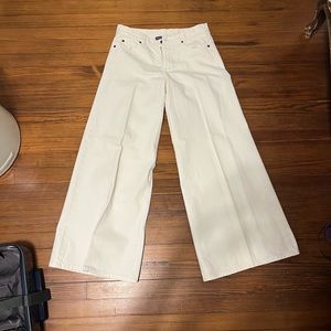 Ralph Lauren Purple Label White Denim Pants